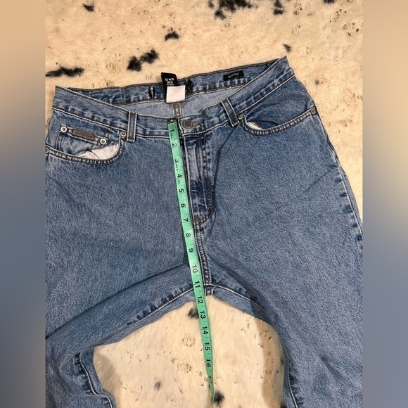 Calvin Klein Women’s Light Wash Vintage High Rise Bootcut Denim Jeans Size 14 - Picture 2 of 8